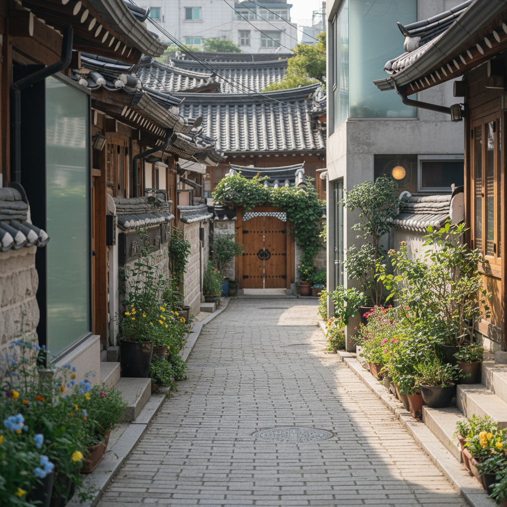 seochon hidden places hanok alley street seoul